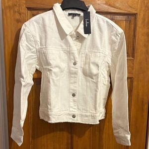 Lulu's White Denim Jacket